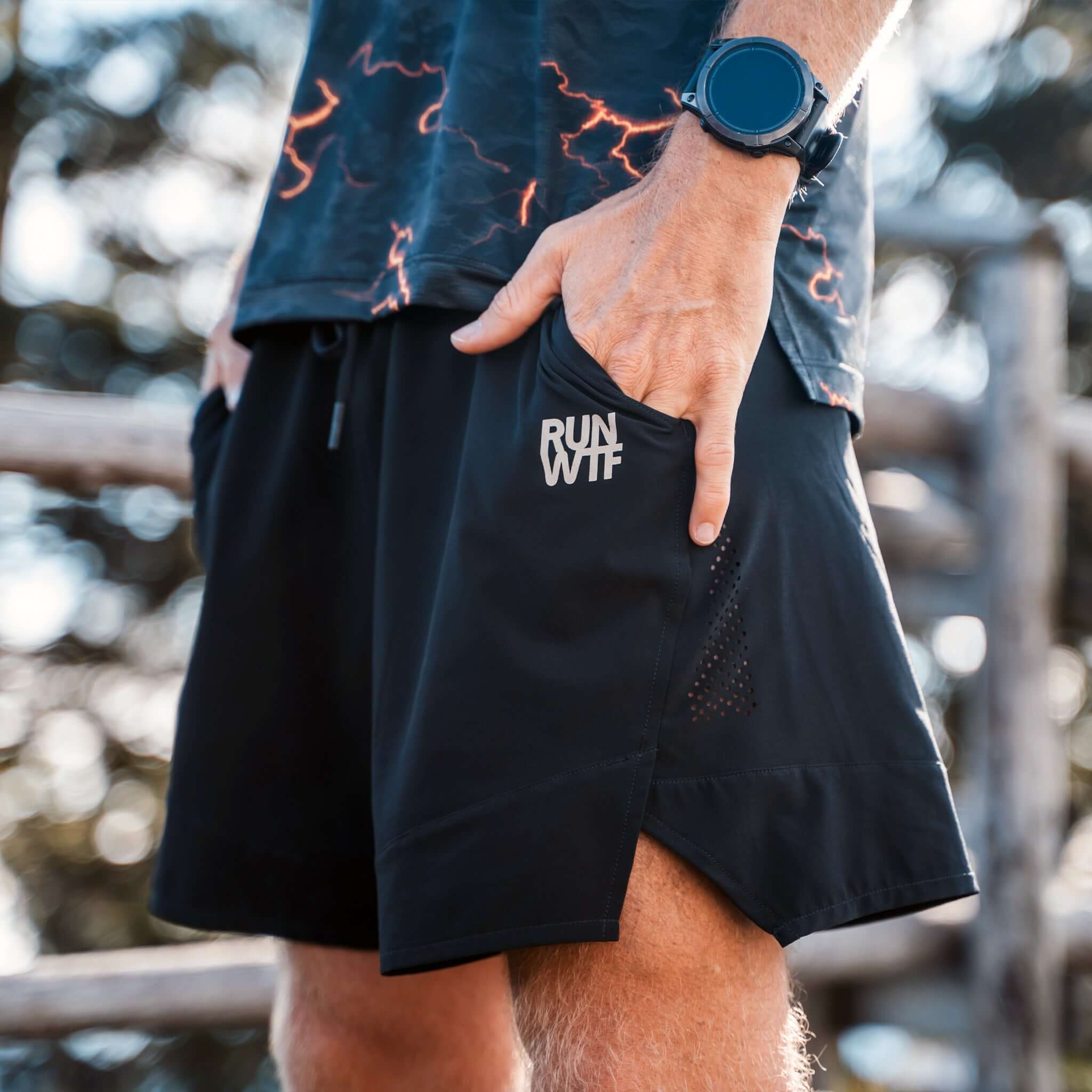 RUN WTF Performance 2in1 Running Shorts for training and competition