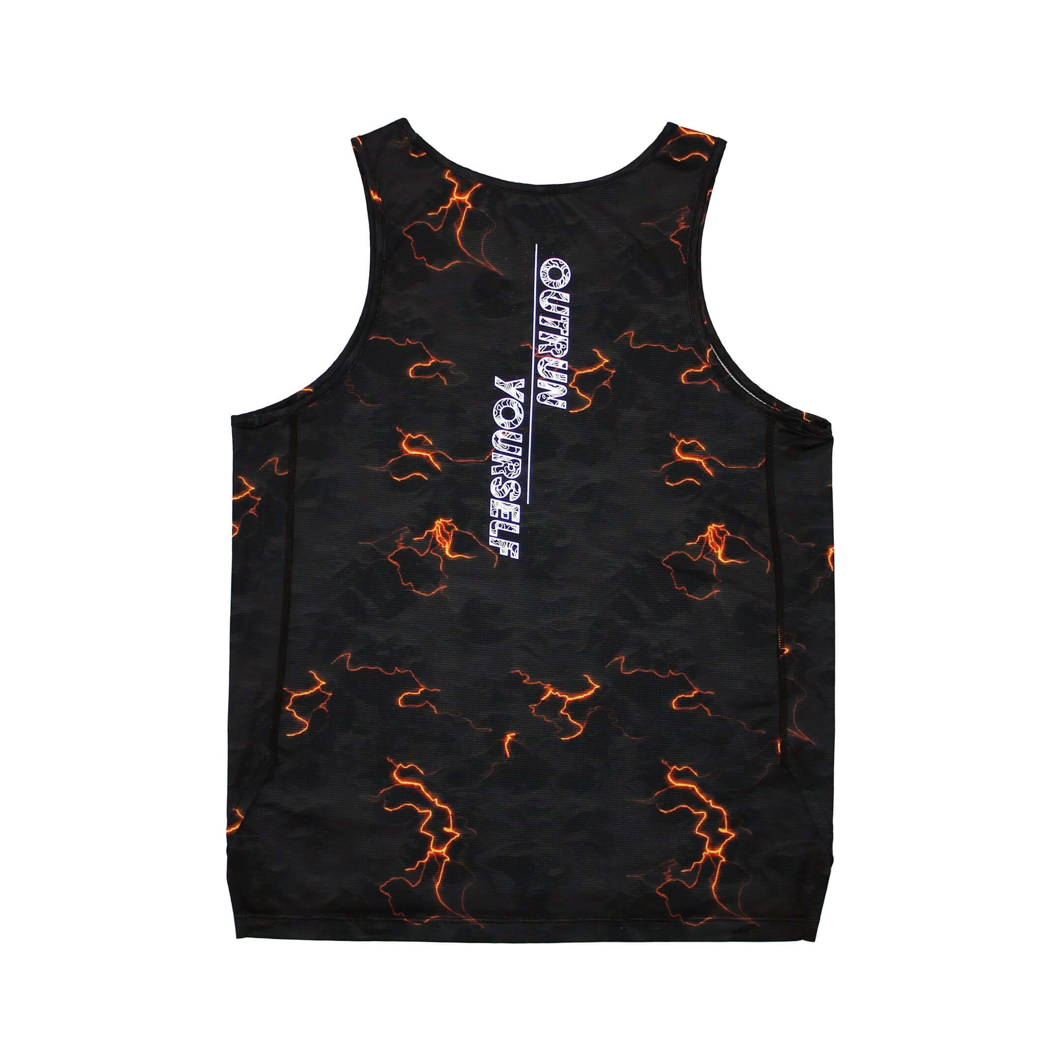 Running Singlet for high intensity workouts and race. Lightweight and breathable made from Recycling Polyester.