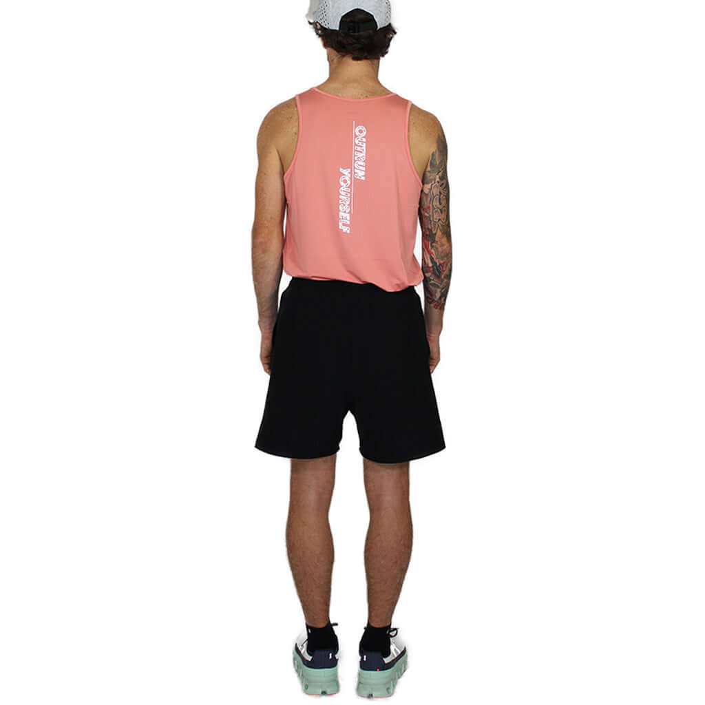 RUN WTF Running Apparel stands for high-quality and sustainable running clothing from Germany. Developed and tested by Florian Neuschwander. Edgy running singlet for high-intensity training sessions and competitions. Lightweight and moisture-wicking, made
